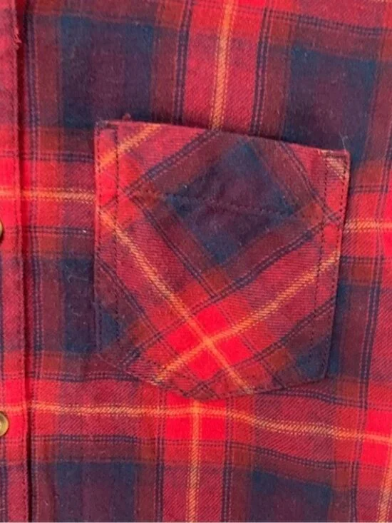 Field & Stream Women’s Button Down Flannel Lumberjack Camping Outdoors Small Top - Picture 3 of 8